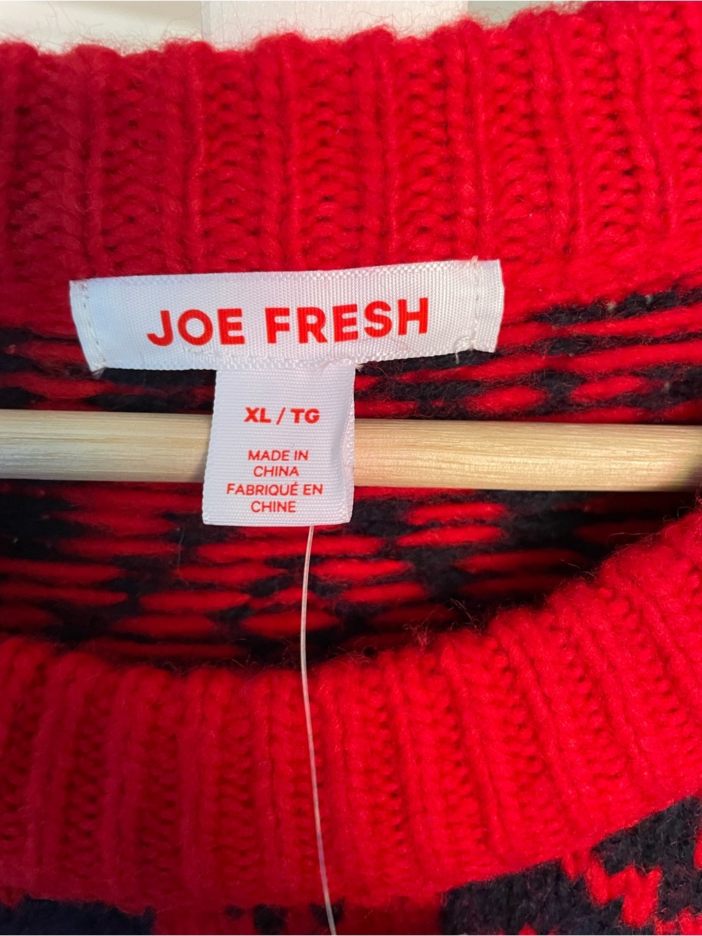 NWT Joe Fresh nordic style Christmas Knit sweater XL - Picture 5 of 6